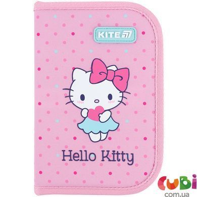 Пенал Kite 1 отделение, 2 отворота, с наполнением 622H HK (HK26-622H), Розовый