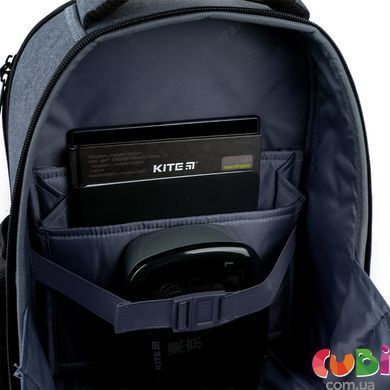 Рюкзак Kite Education каркасный 556 Level UP (K26-556M-3), сірий