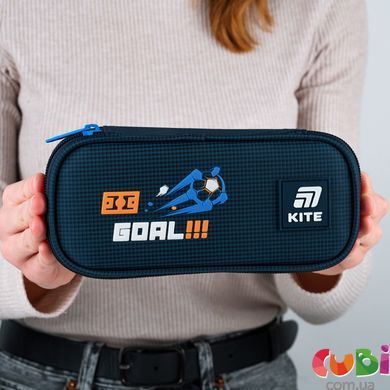 Пенал Kite Goal Time K25-662-8 для канцелярских принадлежностей, комбинированый