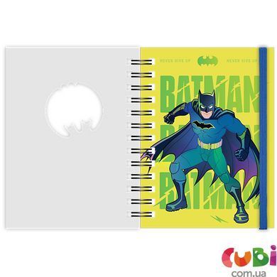 Блокнот на спіралі Kite DC Comics DC25-229, A6, 80 аркушів, клітинка
