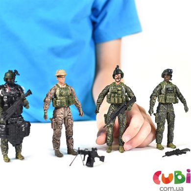 Игровой набор фигурок солдат ELITE FORCE — МОРСКИЕ КОТИКИ (5 фигурок, аксесс.)