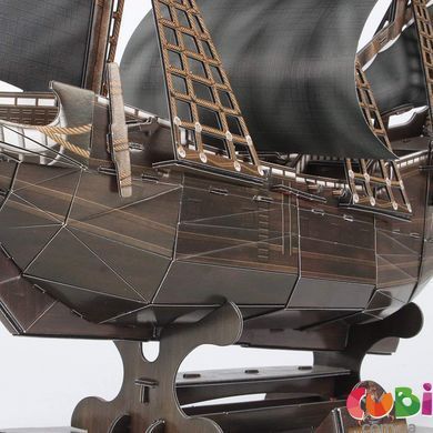 Трехмерная головоломка-конструктор "Корабль Месть Королевы Анны" T4005h, CubicFun