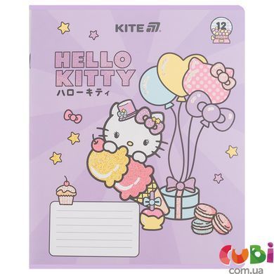 Зошит шкільний Kite Hello Kitty HK25-234-1, 12 аркушів, лінія