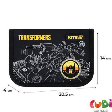 Пенал без наповнення Kite Transformers Generations TF25-621, 1 відділення, 1 кришка, комбінований