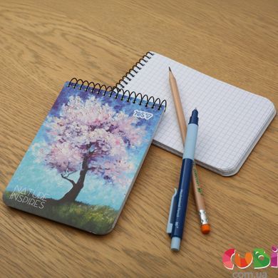 Зошит для записів Yes А6/80 од. спіраль "Nature inspires" (152267)