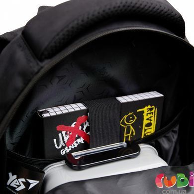Школьный рюкзак YES TS-52 Pom-Pom LED (559942), комбинированый