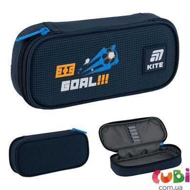 Пенал Kite Goal Time K25-662-8 для канцелярских принадлежностей, комбинированый