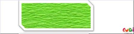 Гофрированная бумага Interdruk №22 Светло-зеленая 200х50 см (219732), Зелёный
