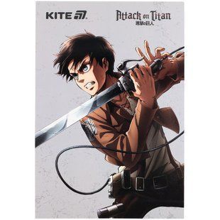 Блокнот-планшет Kite "Атака титанов" AT25-194, A5, 50 листов, клетка