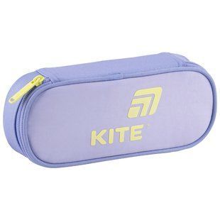 Пенал Kite K25-599-18, зеленый - стильный и практичный аксессуар для учеников и студентов., комбинированый