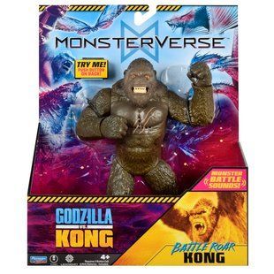 Фігурка GODZILLA VS. KONG S2 &ndash; КОНГ ГОТОВИЙ ДО БОЮ (18 см, звук) (35757N)