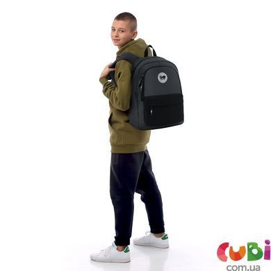 Рюкзак GoPack Education Teens 141L чорний, сірий (GO26-141L-4)