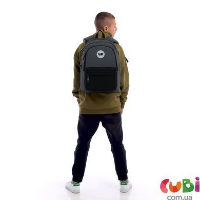 Рюкзак GoPack Education Teens 141L чорний, сірий (GO26-141L-4)