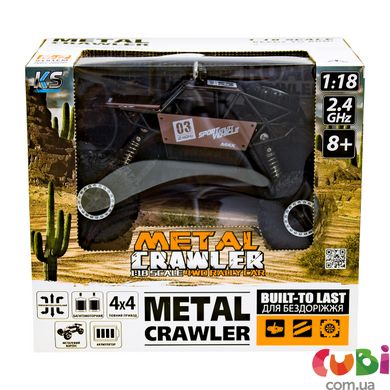 Автомобиль OFF-ROAD CRAWLER на р/у – SUPER SPEED (матовый коричн., аккум. 4.8V, метал. корпус, 1:18), Матовый коричневый