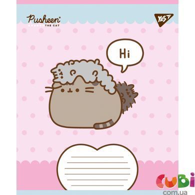 Зошит учнівський шкільний, А5 12 кос. Yes Pusheen Weekend (767609)