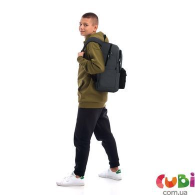 Рюкзак GoPack Education Teens 141L чорний, сірий (GO26-141L-4)