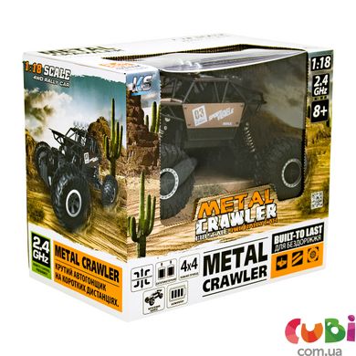 Автомобиль OFF-ROAD CRAWLER на р/у – SUPER SPEED (матовый коричн., аккум. 4.8V, метал. корпус, 1:18), Матовый коричневый