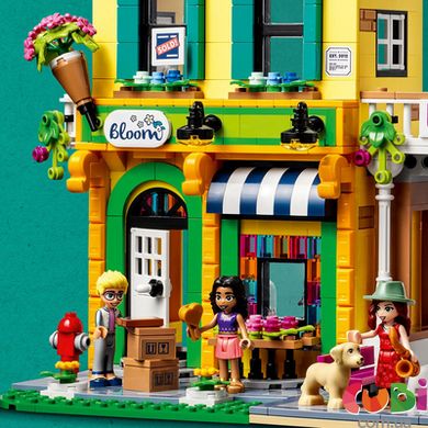 Конструктор LEGO Friends Квіткові та дизайнерські крамниці у центрі міста 2010 деталей (41732)