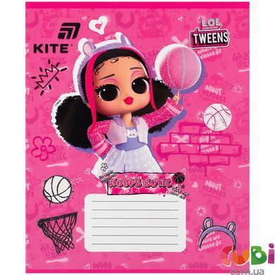 Зошит шкільний Kite LOL (LO26-235), 12 аркушів, коса лінія