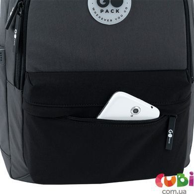 Рюкзак GoPack Education Teens 141L чорний, сірий (GO26-141L-4)