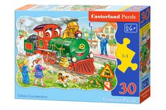 Пазлы и Castorland Зеленый локомотив (В-03433)