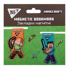 Закладки магнітні YES Minecraft, 2шт. (707827)