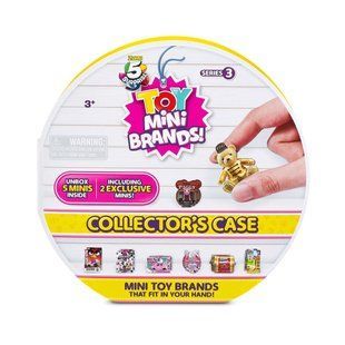 Игровой набор ZURU MINI BRANDS TOY Коллекционный дисплей с 5 фигурками,77352, комбинированый
