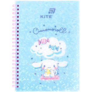 Блокнот на спирали Cinnamoroll (CR26-277), А5, 80 листов, клетка, пластиковая обложка