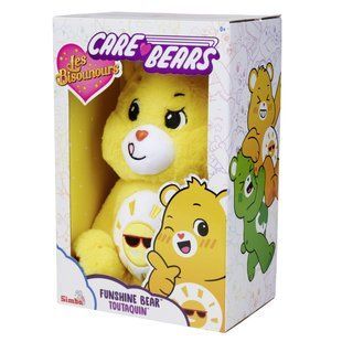 М'яка іграшка ведмідь Care Bears. Жовтий, 35 см, 0 міс+ (6305878002)