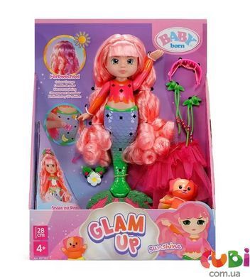 Кукла Baby Born серии "Glam Up" &ndash; Русалочка Саншайн (28 см, с аксессуарами) (871782), комбинированый
