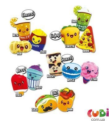 Игрушка-сюрприз в шаре COOL THINGS серии "Foodies" - КУМЕДНЫЕ НЕМКИ, комбинированый