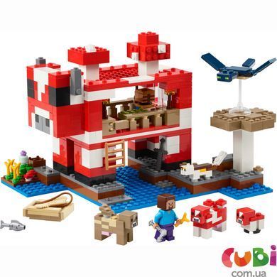 Конструктор Lego Minecraft Грибной дом (21270), комбинированый
