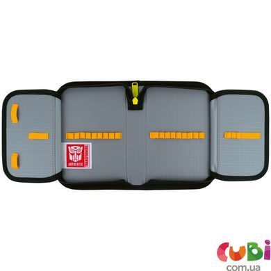Пенал Kite 1 отделение, 2 отворота, с наполнением 622H TF (TF26-622H), Чорний