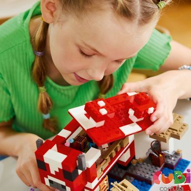 Конструктор Lego Minecraft Грибной дом (21270), комбинированый