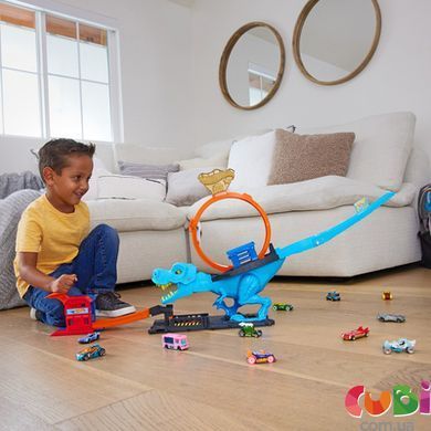Игровой набор Охота на Ти-Рекса Hot Wheels (HKX42)