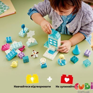 Конструктор Lego Коробка для творческого конструирования &laquo;Ледяное сердце&raquo; с Эльзой и Олафом Duplo Disney (10462)