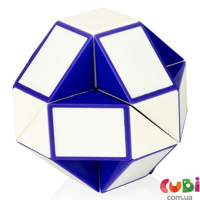 Головоломка Rubik's Змейка бело-голубая (RBL808-1)