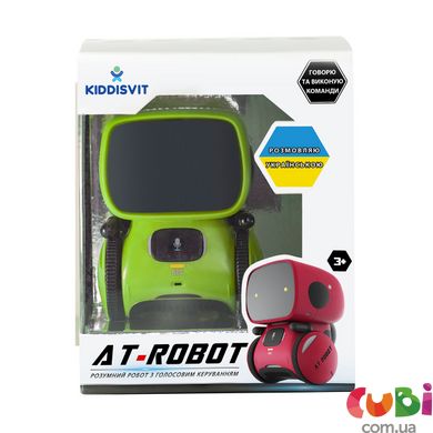Інтерактивний робот з голосовим керуванням – AT-ROBOT (зелений, озвуч.укр.), Зелений