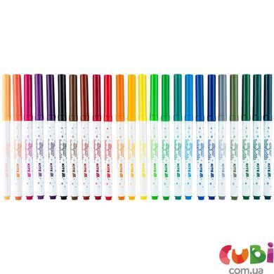 Фломастери Kite, набор 24шт, Kite Creative Superwashable (K-1153)