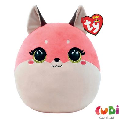 Дитяча іграшка м’яконабивна TY SQUISH-A-BOOS 39323 Рожева лисичка ROXIE 40 см