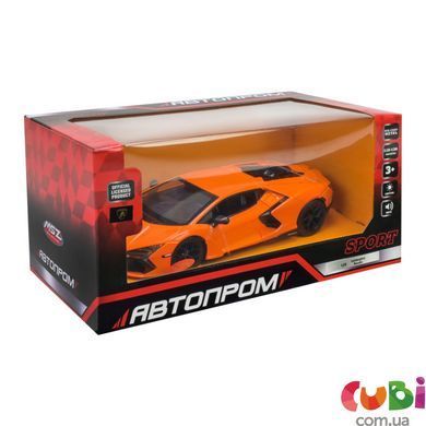 Игрушка Машина металлическая АВТОПРОМ арт. 68200A(O) 1:24 Lamborghini Revuelto, батарейки, свет, Різнобарвний