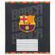 Зошит шкільний Kite FC Barcelona BC25-232, 12 аркушів, клітинка