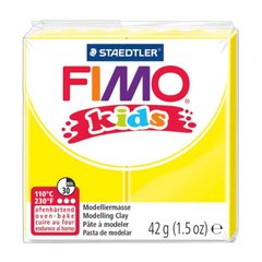 8030-1 Пластика Fimo kids, Жовта, 42г, Fimo