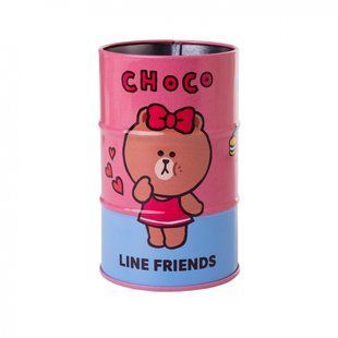 Стакан-подставка бочка Yes &laquo;Line friends&raquo; металл (708098)