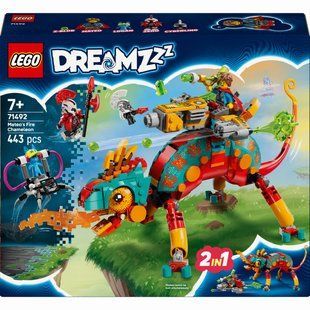 Конструктор Lego DREAMZzz Вогняний хамелеон Матео (71492), комбінований