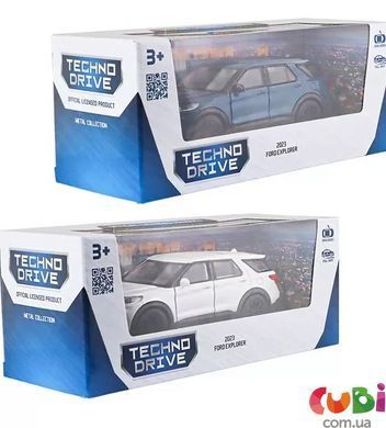 Автомодель - FORD EXPLORER 2023 (перламутрово-білий, блакитний металік)