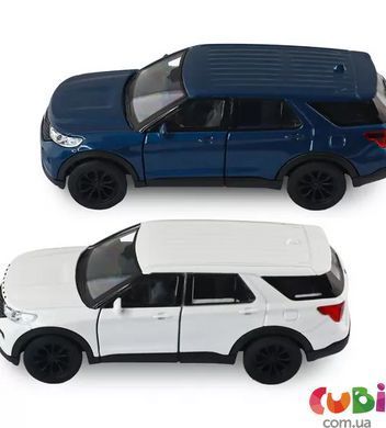 Автомодель - FORD EXPLORER 2023 (перламутрово-білий, блакитний металік)