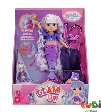 Кукла Baby Born серии "Glam Up" &ndash; Русалочка Аура (28 см, с аксессуарами) (871799), комбинированый