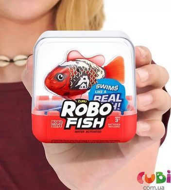Інтерактивна іграшка ROBO ALIVE S3 &ndash; РОБОРИБКА (червона), комбінований