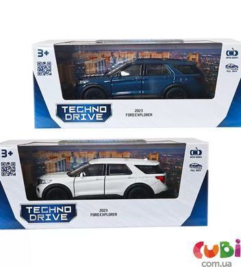 Автомодель - FORD EXPLORER 2023 (перламутрово-білий, блакитний металік)